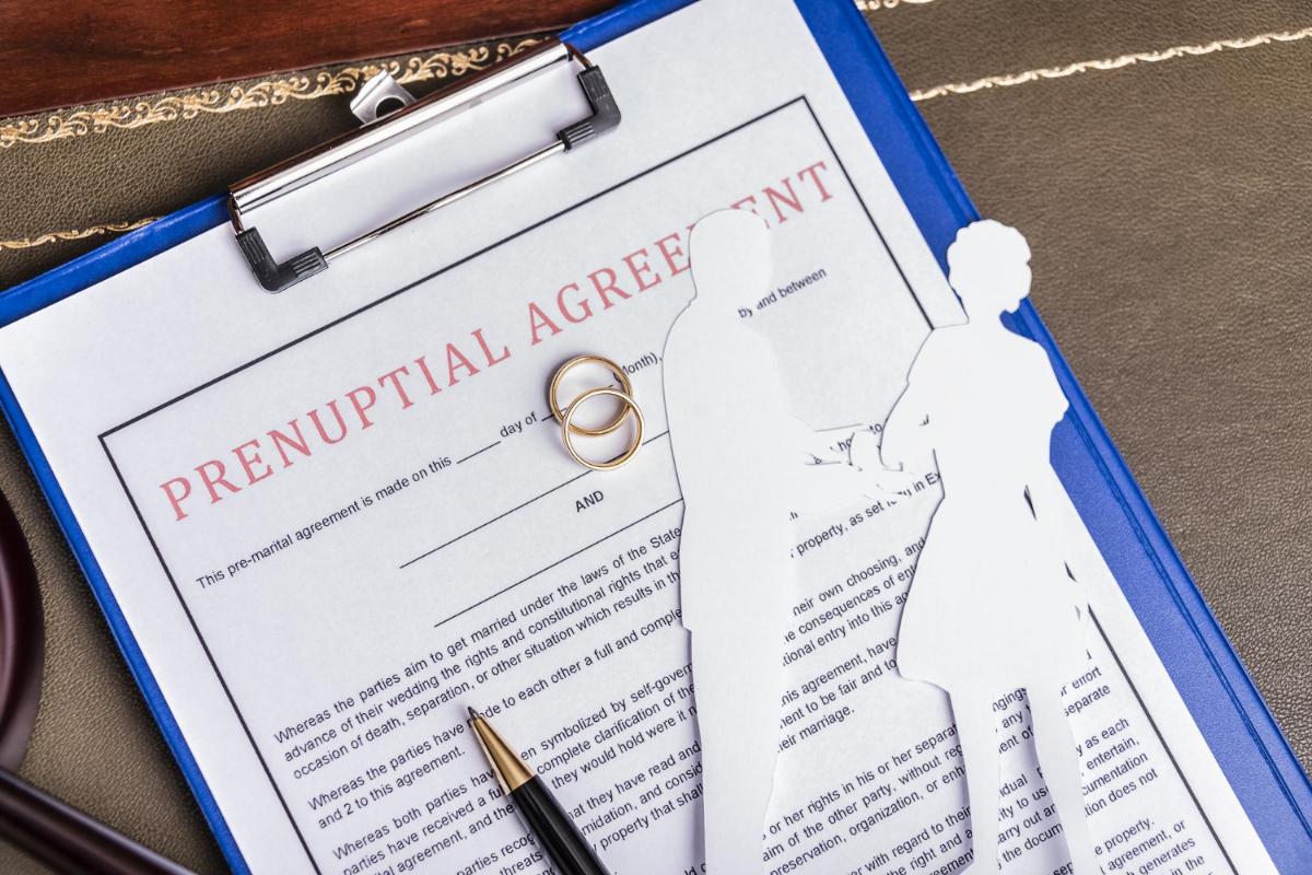The things you cannot include in a prenuptial agreement