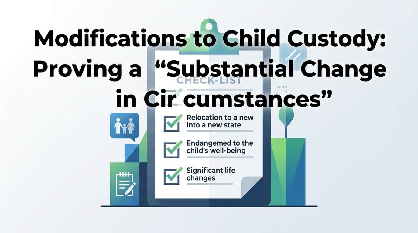 Custody Modification in Orlando: Proving a Substantial Change
